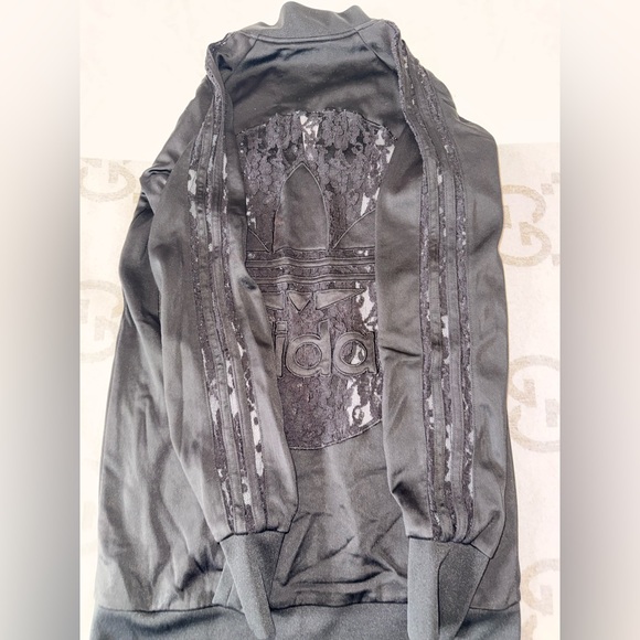 Adidas Women's Black Lace Turtleneck Top - Picture 10 of 12